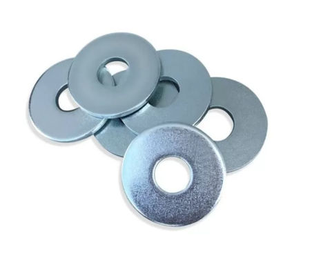 DIN125A เครื่องซักผ้า / เครื่องซักผ้าเหล็กเรียบ M3 - M100 สีดํา